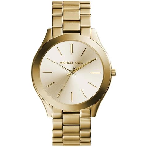 michael kors uhr gold strass|Michael Kors runway watch.